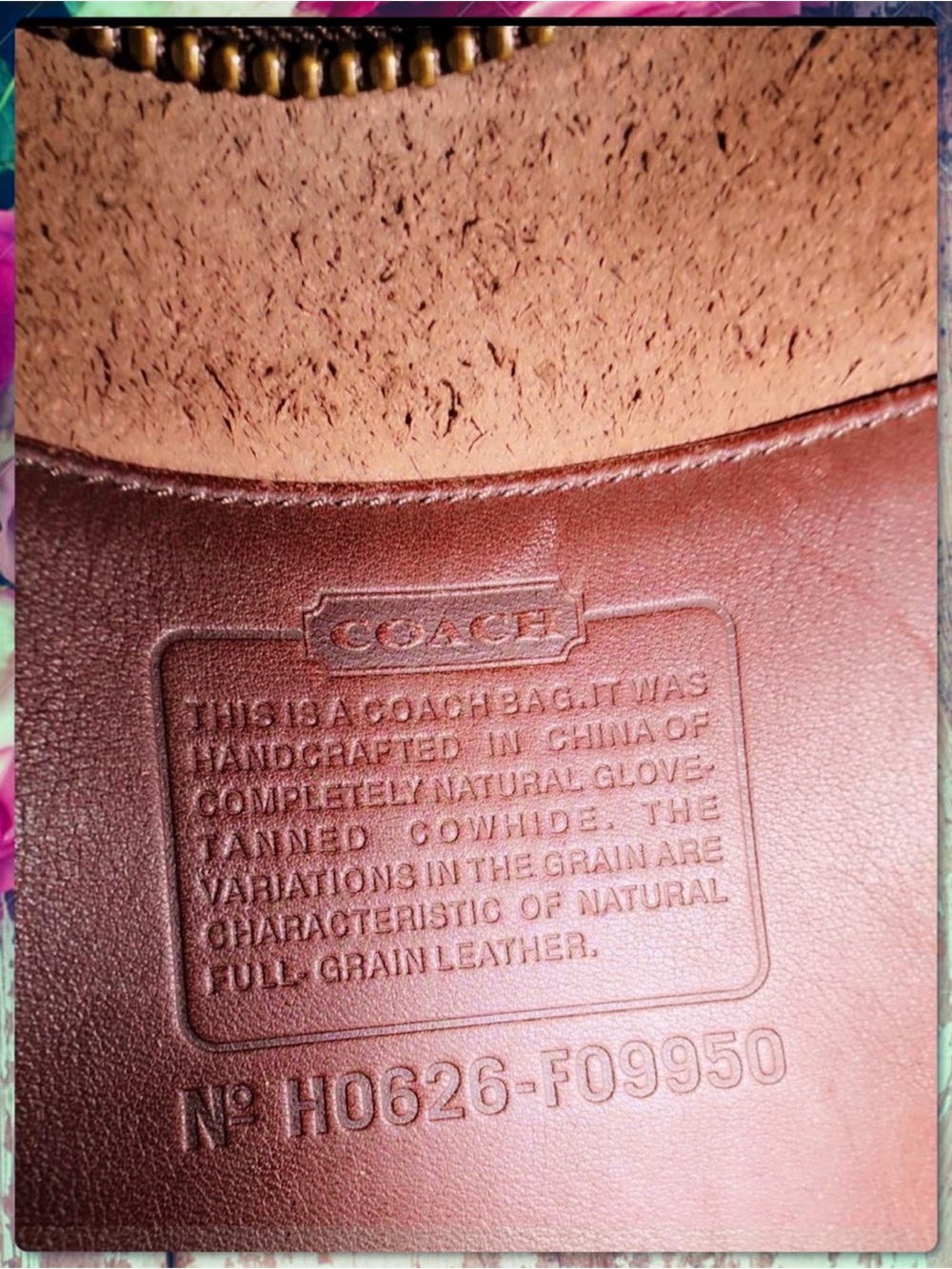 COACH JANICE’S LEGACY MAHOGANY BAG 9950 - Picture 13 of 17